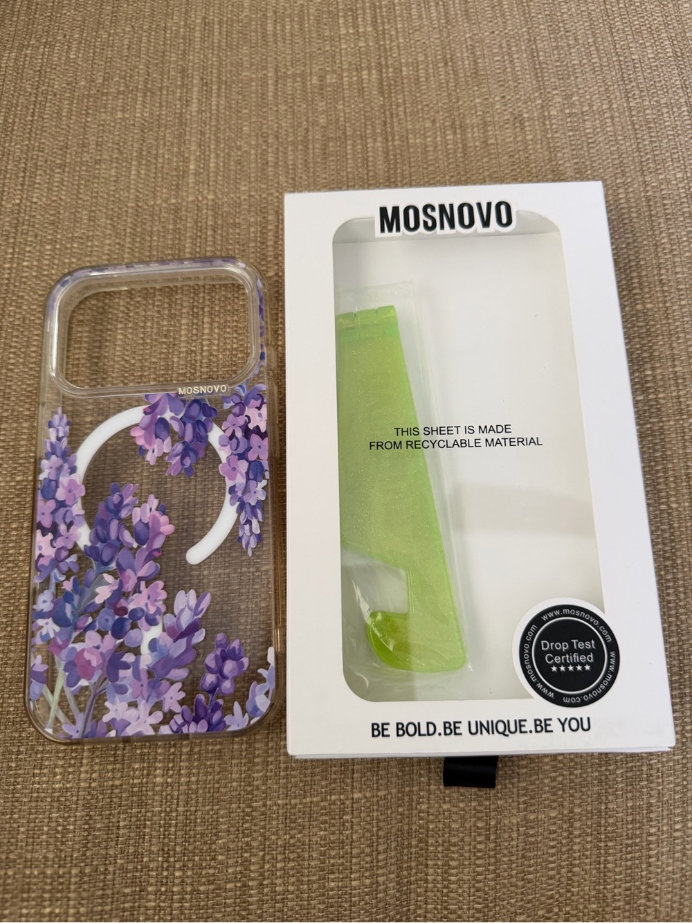 Mosnovo Lavender Floral Phone Case
